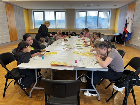 Poslikava podstavkov za pirhe 2